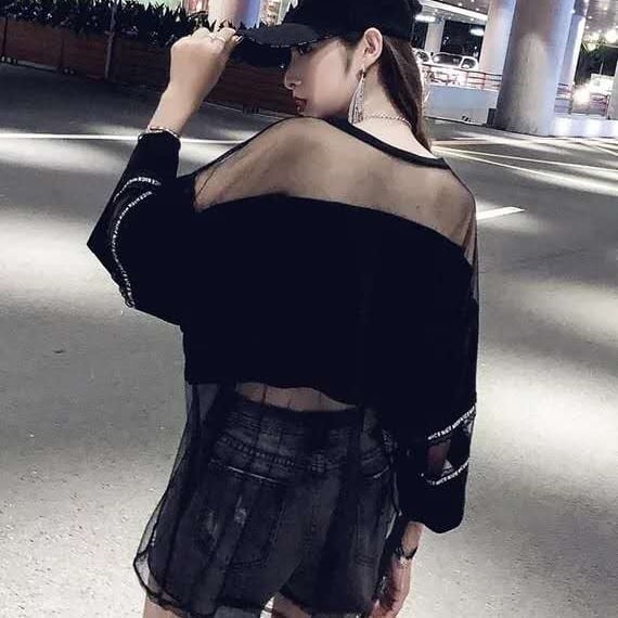 話題沸騰中 アバンギャルド レイヤード風 プリントTシャツ ゆったり半袖<ins-8102>