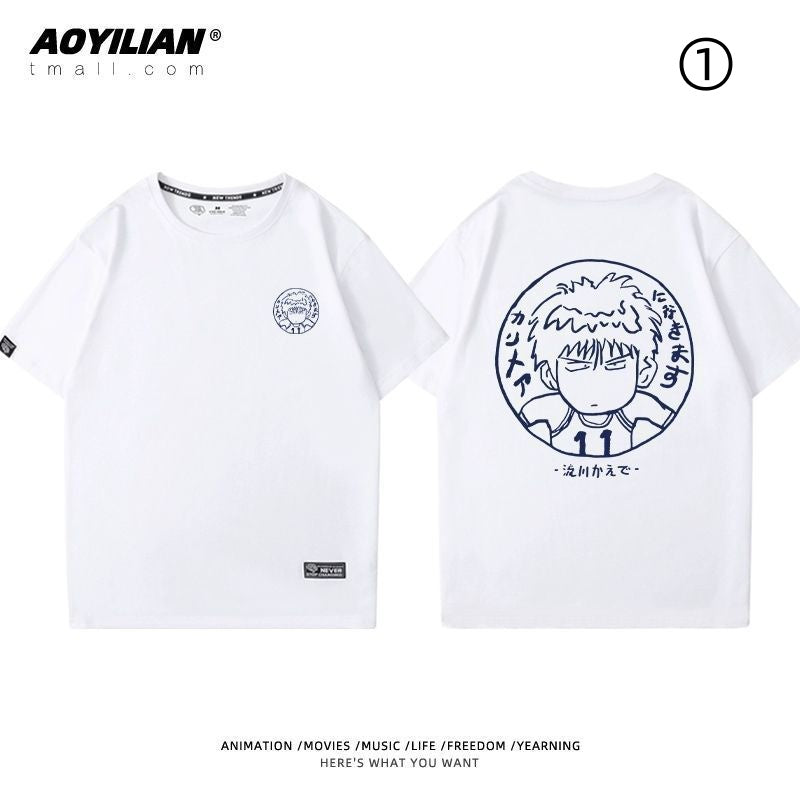 好感度UP 絶対流行 着回し力抜群 おすすめ プリントロゴ 半袖 Tシャツ-A2469