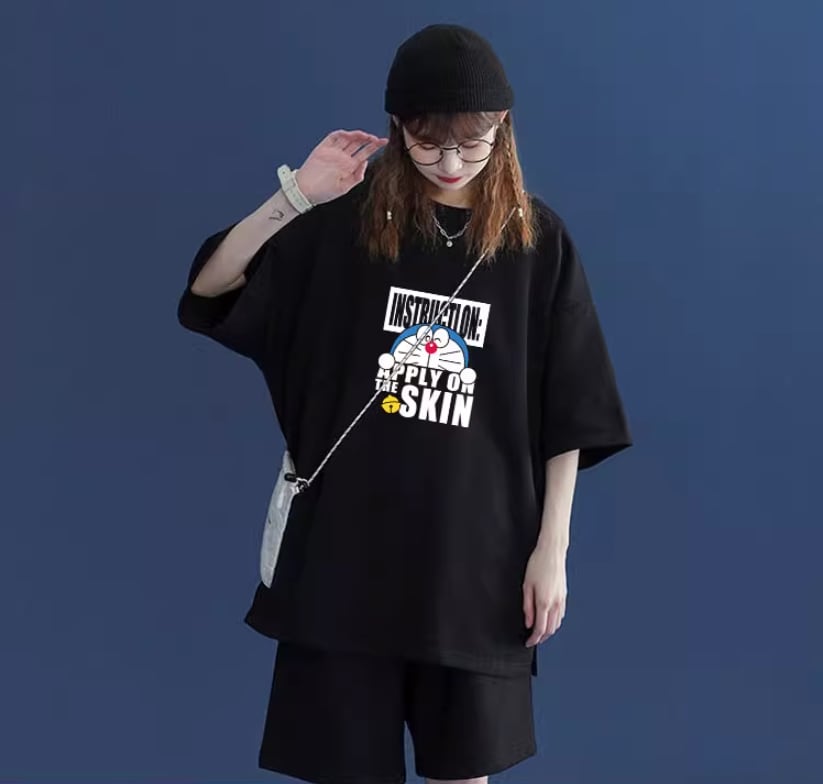 好感度UP カジュアル シンプル 半袖Tシャツⅹパンツセット全4色<ins-8203>