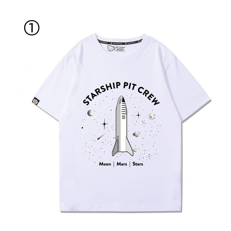早い者勝ち おすすめ プリントロゴ 半袖 Tシャツ-A2371