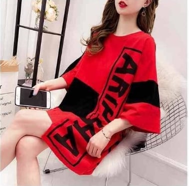 新作 個性派 切り替え プリント  全2色 半袖Tシャツ<ins-8168>