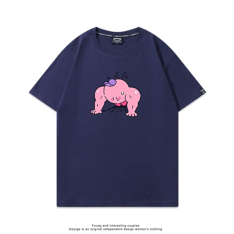 今季マストバイ 売れ筋 おすすめ プリントロゴ 半袖 Tシャツ-A2619