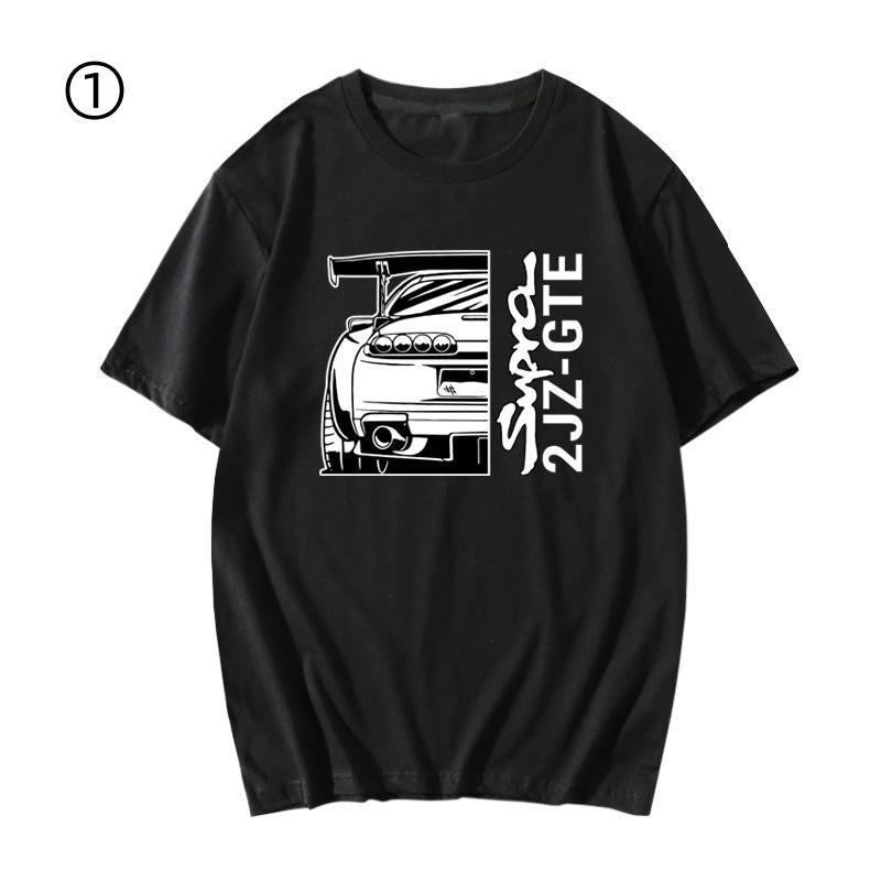 ファッション プリントロゴ 半袖 Tシャツ-A2403