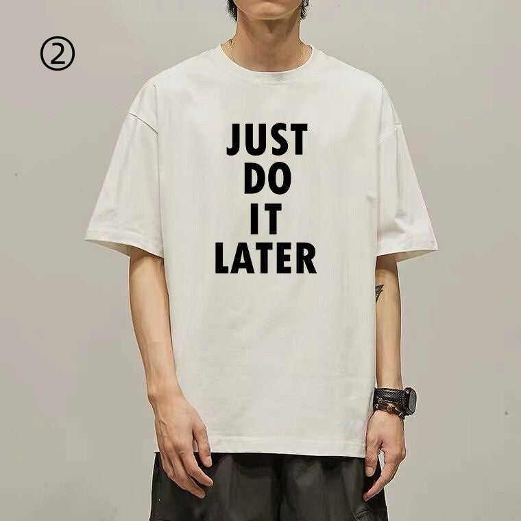 売れ筋 ファッション プリントロゴ 半袖 Tシャツ-A2423