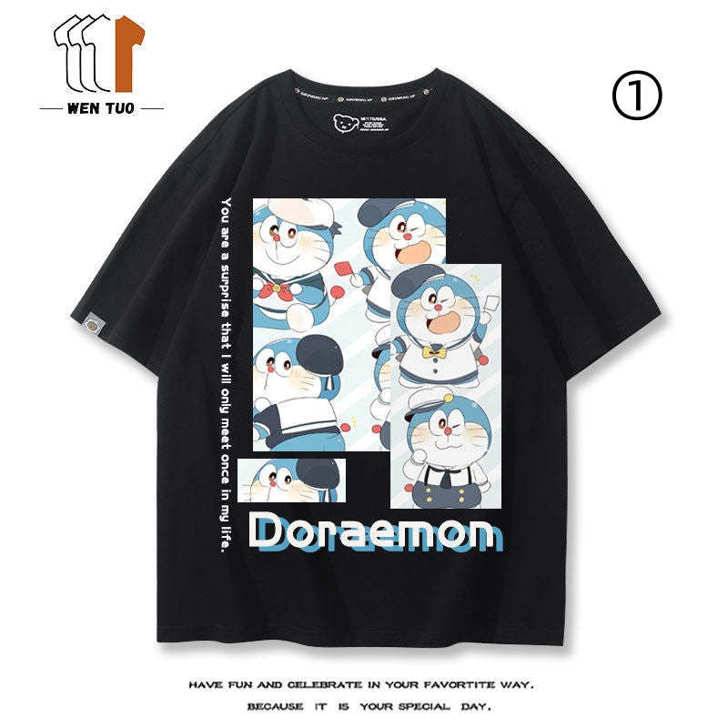 シンプル 着回し力抜群 おすすめ プリントロゴ 半袖 Tシャツ-A2536