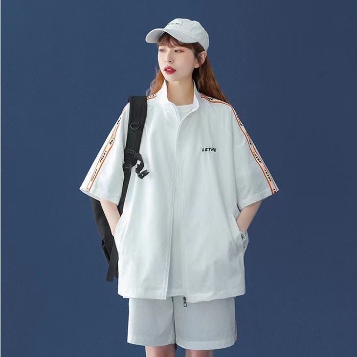 着回し力抜群 絶対流行 カジュアル 半袖Tシャツⅹパンツセット<ins-8191>