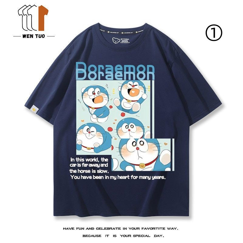 定番シンプル 着回し力抜群 おすすめ プリントロゴ 半袖 Tシャツ-A2535