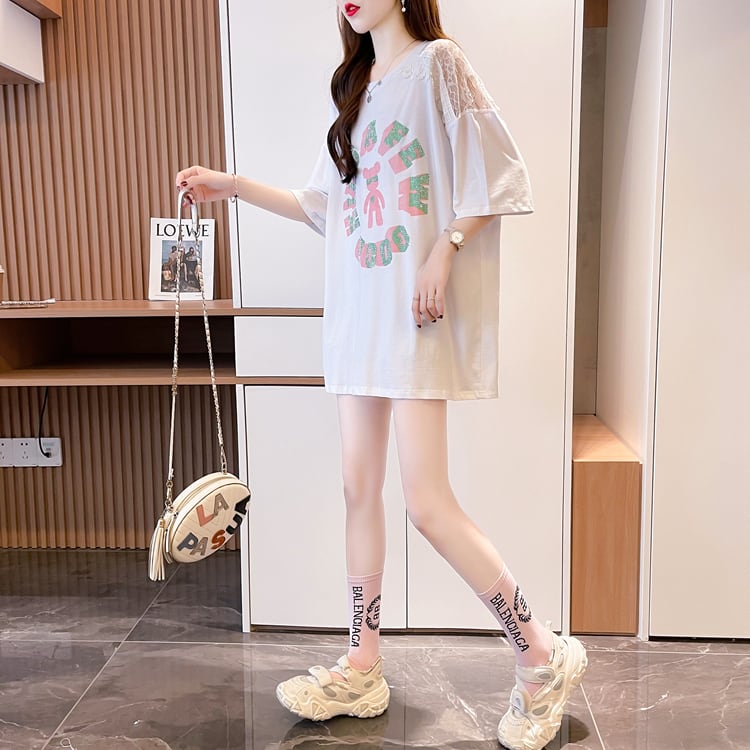 【半額!期間限定!!】美人度アップ ファッション スウィート 半袖シャツ<ins-6632>
