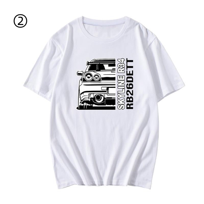 超人気 ファッション プリントロゴ 半袖 Tシャツ-A2426