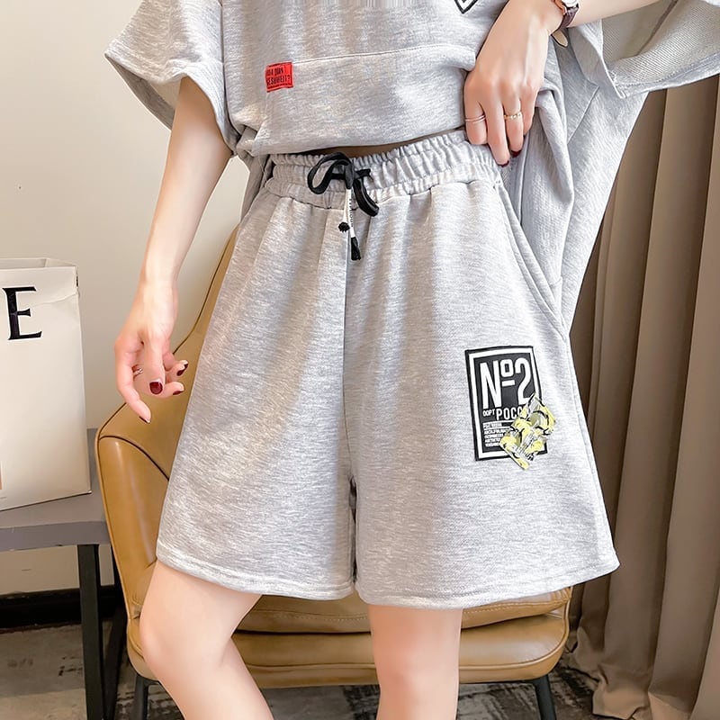 【半額!期間限定!!】ファッション 清涼感たっぷり 切り替え ブラウス+パンツ セットアップ<ins-3144>