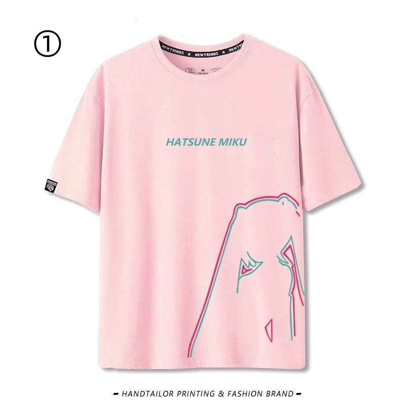 売れ筋 大人可愛い 激安セール 着回し力抜群 おすすめ プリントロゴ 半袖 Tシャツ-A2474
