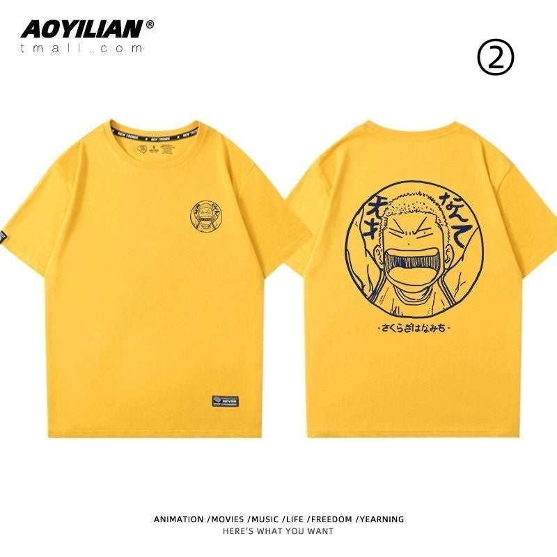 好感度UP 絶対流行 着回し力抜群 おすすめ プリントロゴ 半袖 Tシャツ-A2469
