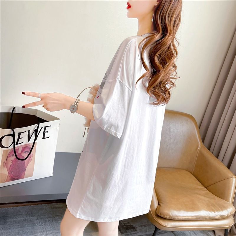 話題沸騰中 オシャレ度満点 高級感溢れる 3色選択可 Tシャツ カットソー<ins-8293>