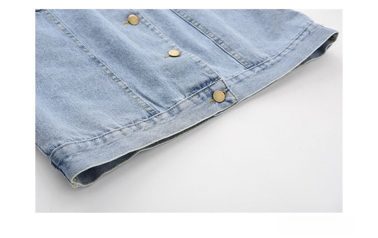 今季マストバイ ファッション ルーズ デニムジャケット<ins-6545>