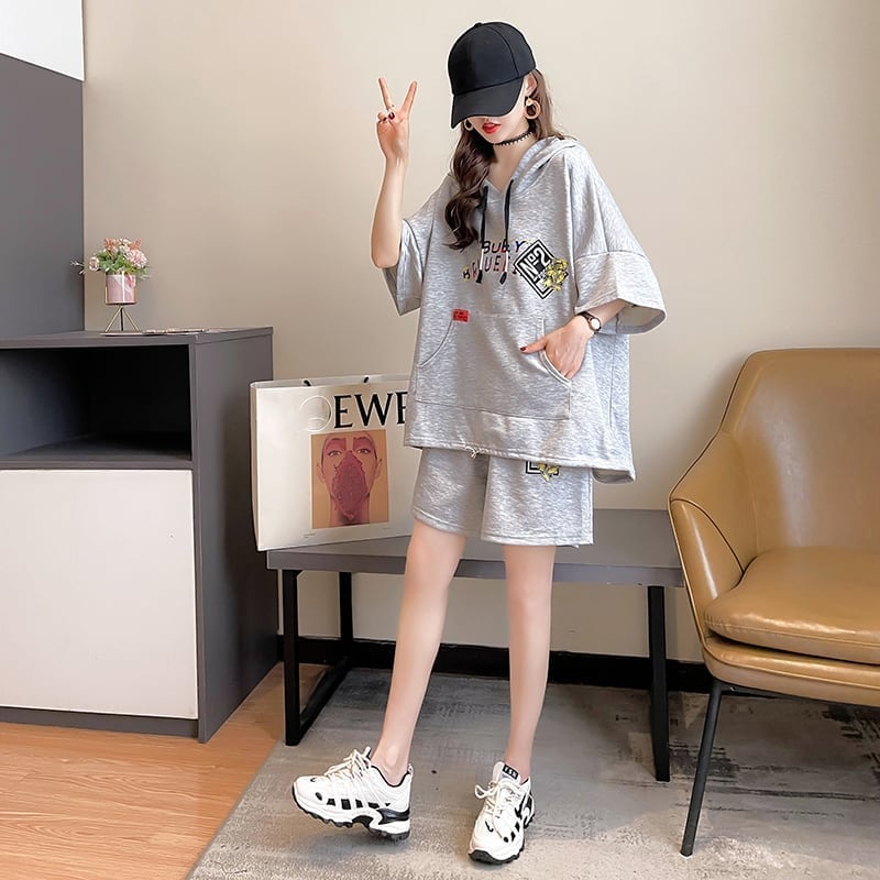 【半額!期間限定!!】ファッション 清涼感たっぷり 切り替え ブラウス+パンツ セットアップ<ins-3144>