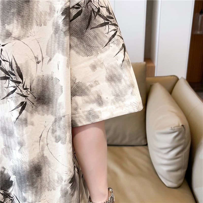 新商品 オシャレ度満点 高級感溢れる 2色選択可 Tシャツ カットソー<ins-8277>