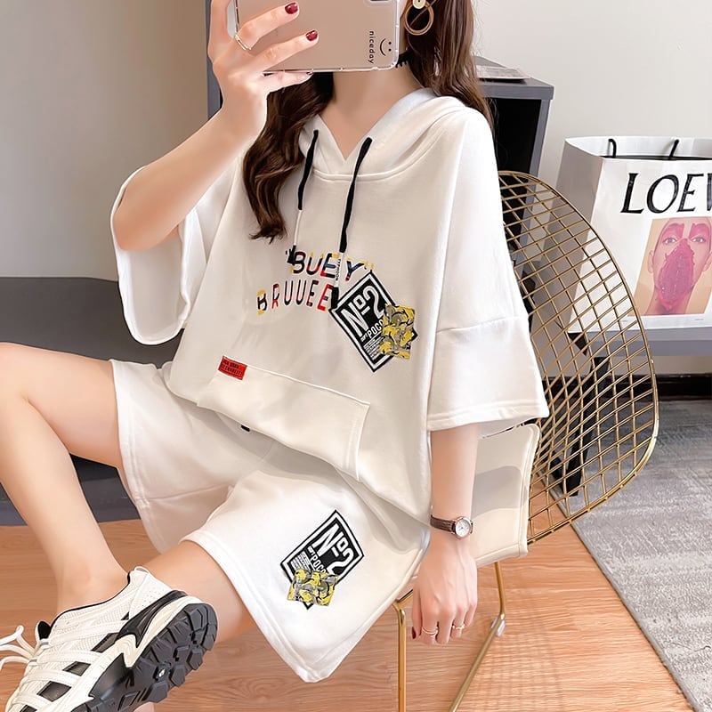 【半額!期間限定!!】ファッション 清涼感たっぷり 切り替え ブラウス+パンツ セットアップ<ins-3144>