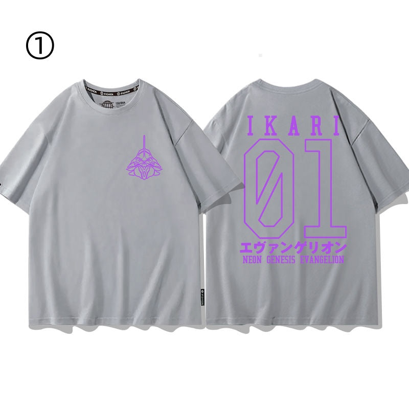 シンプル 着回し力抜群 おすすめ プリントロゴ 半袖 Tシャツ-A2605