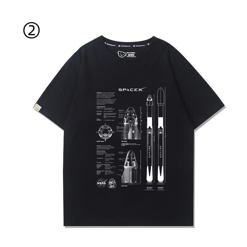 早い者勝ち おすすめ プリントロゴ 半袖 Tシャツ-A2371