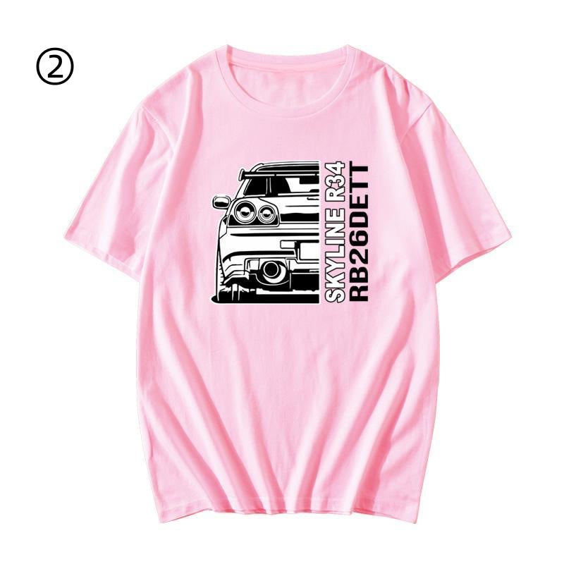 超人気 ファッション プリントロゴ 半袖 Tシャツ-A2426