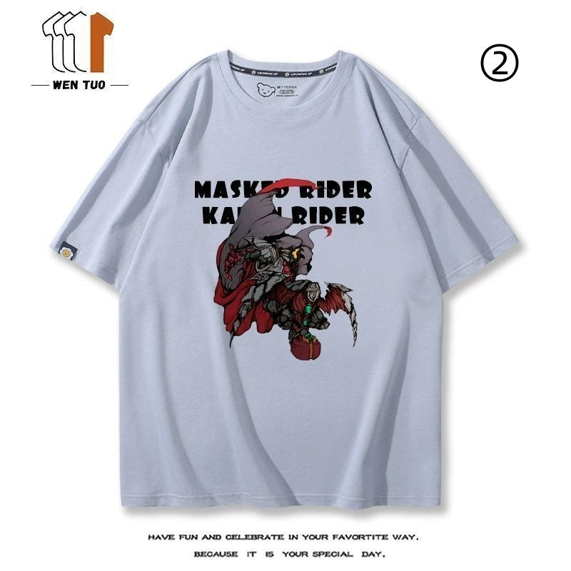 美人度アップ 絶対欲しい おすすめ プリントロゴ 半袖 Tシャツ-A2433