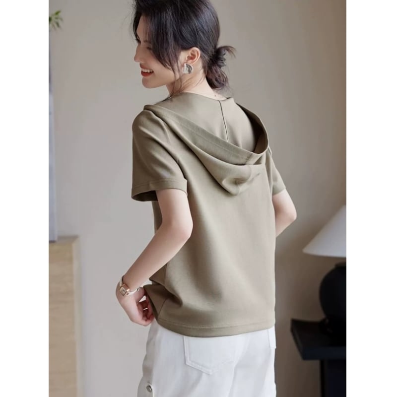 着回し力抜群 ファッション レイヤード風 Tシャツ<ins-8345>