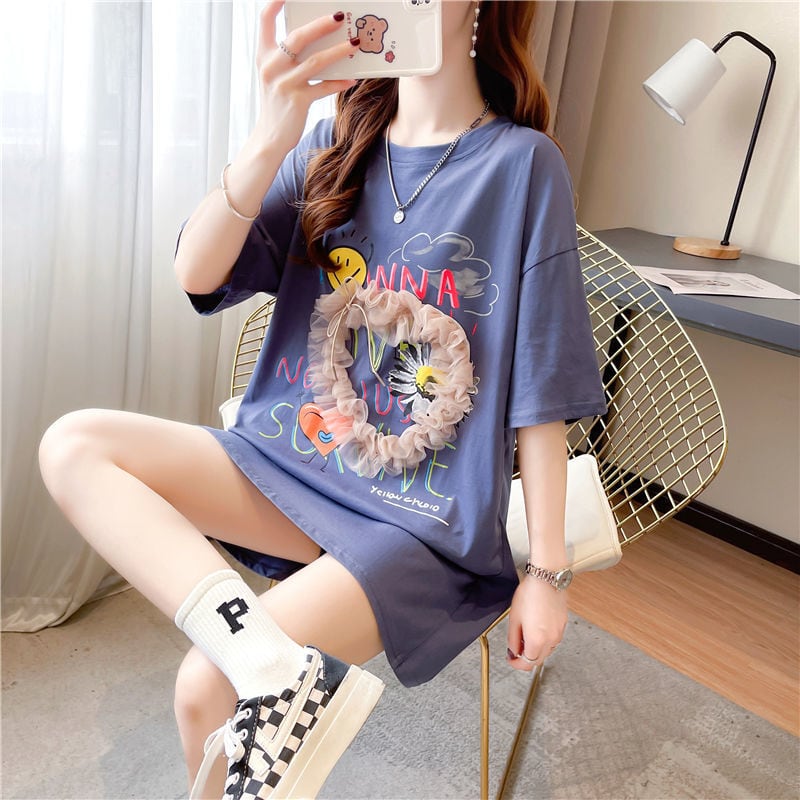 話題沸騰中 オシャレ度満点 高級感溢れる 3色選択可 Tシャツ カットソー<ins-8293>