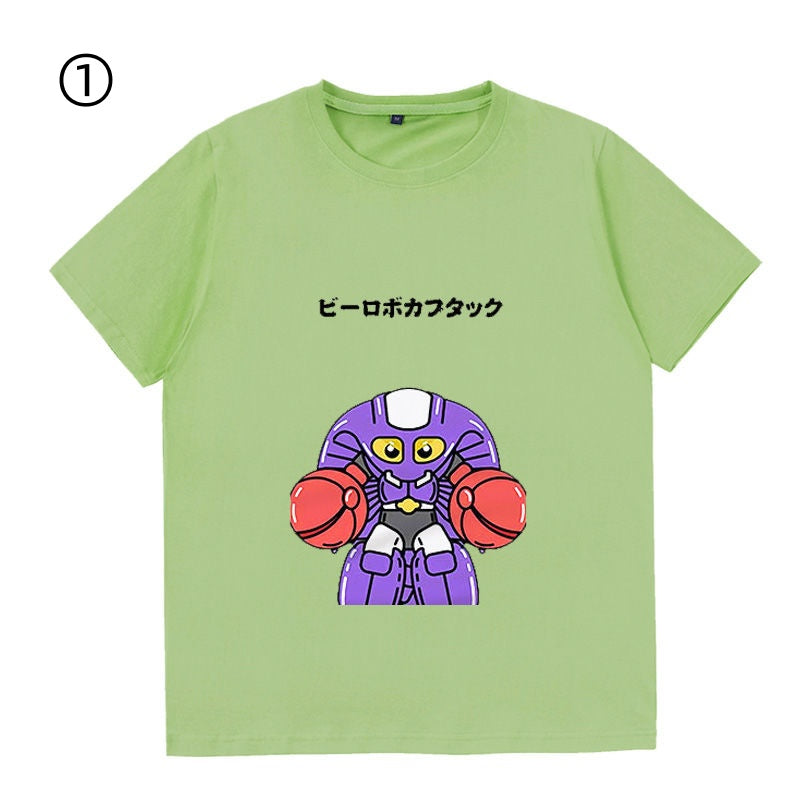 絶対欲しい 着回し力抜群 おすすめ プリントロゴ 半袖 Tシャツ-A2488