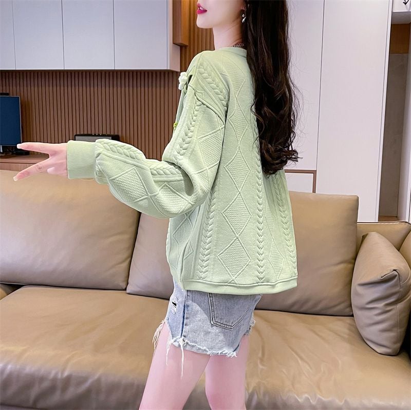 美人度アップ 絶対欲しい ファッション スウィート スウェット<ins-8104>