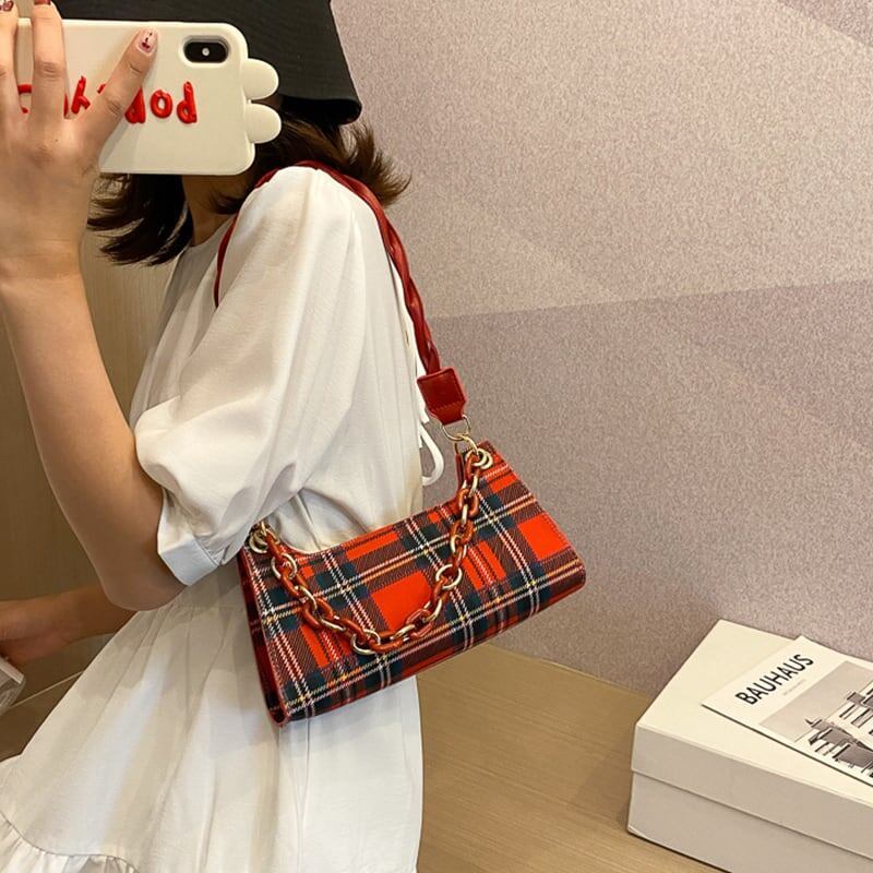 オシャレ度満点 合わせやすい ショルダーバッグ ハンドバッグ<ins-3415>
