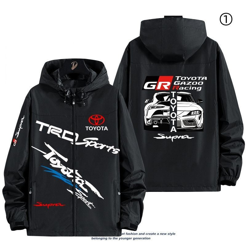 【ランキングNO.6】おすすめ 撥水加工 防風 運転 スポーツ コラボ 二種3色 マウンテンパーカー-A1657