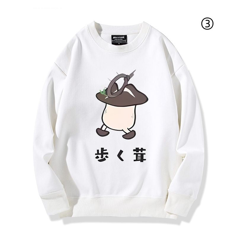 ダンジョウ飯Xきのこ キャラクター カジュアル スウェット-A2025