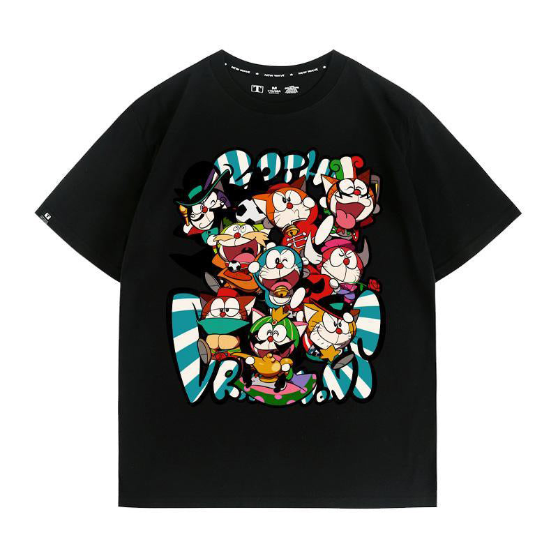 絶対欲しい 軽くて涼しくて可愛い! 肌触り抜群 カジュアル プリント 全8色 半袖 Tシャツ -A1505