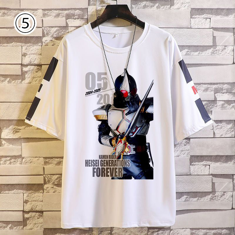 【ランキングNO.1】存在感抜群 トレンドアイテム 個性派 プリント 10種選択可 半袖Tシャツ -A1394
