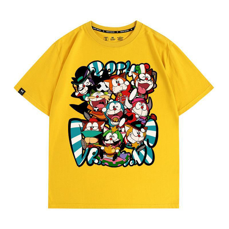 絶対欲しい 軽くて涼しくて可愛い! 肌触り抜群 カジュアル プリント 全8色 半袖 Tシャツ -A1505