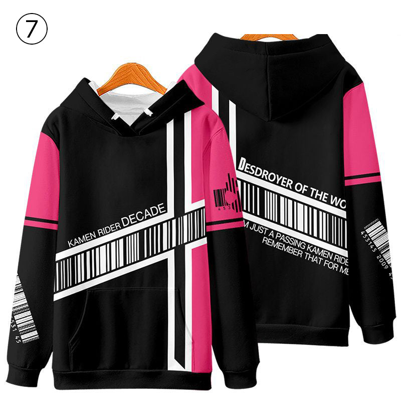 絶対欲しい 流行新作 目を奪われる カジュアル プリント 7種選択可 パーカー -A1527