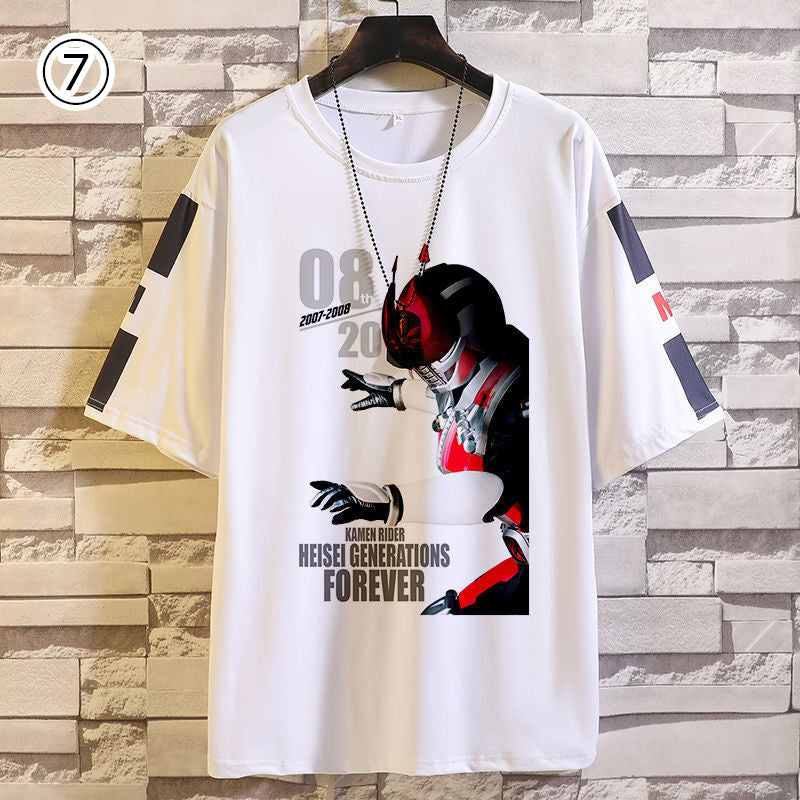 【ランキングNO.1】存在感抜群 トレンドアイテム 個性派 プリント 10種選択可 半袖Tシャツ -A1394