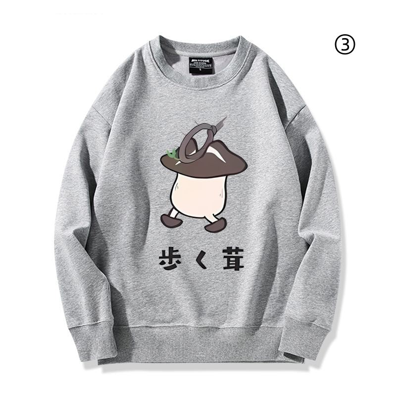 ダンジョウ飯Xきのこ キャラクター カジュアル スウェット-A2025