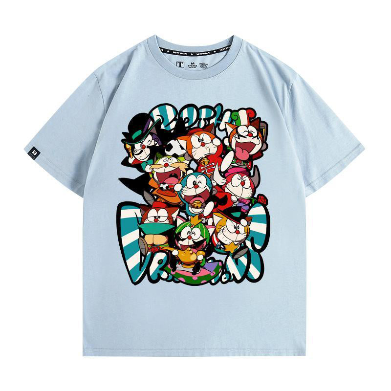 絶対欲しい 軽くて涼しくて可愛い! 肌触り抜群 カジュアル プリント 全8色 半袖 Tシャツ -A1505