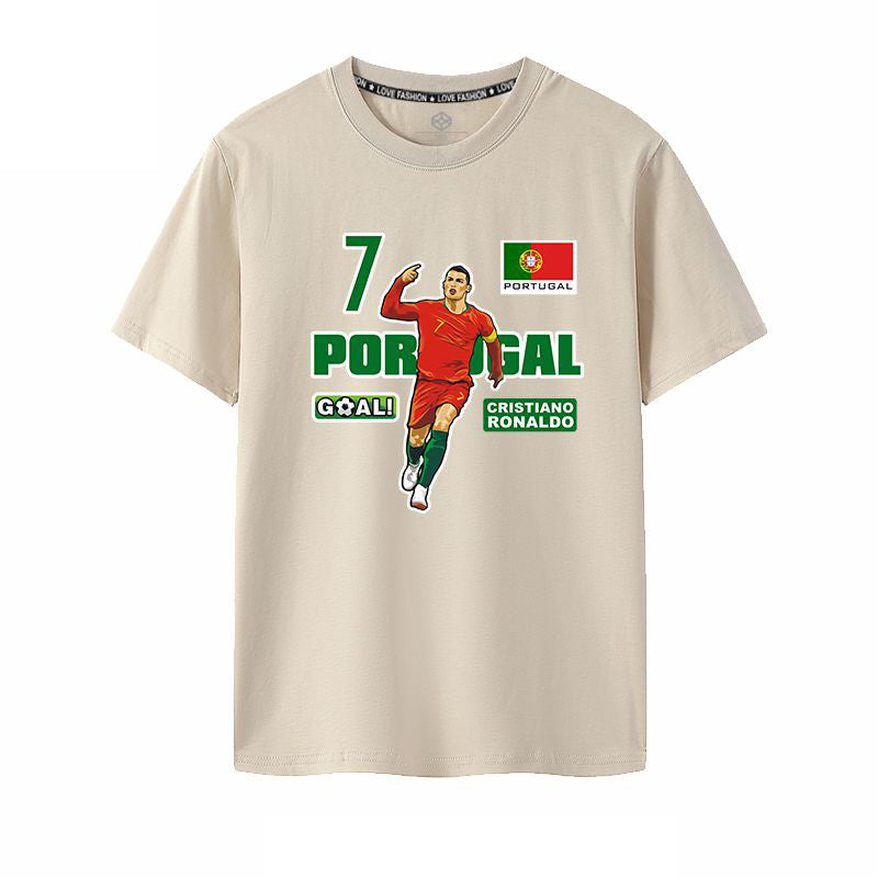 超人気 海外トレンド ファッション プリント 半袖Tシャツ 全4色-A937