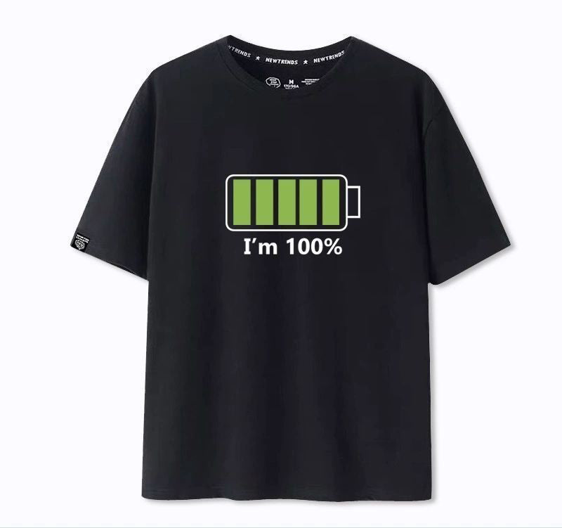 着回し力抜群 シンプル プリント 半袖Tシャツ 全6色-A910