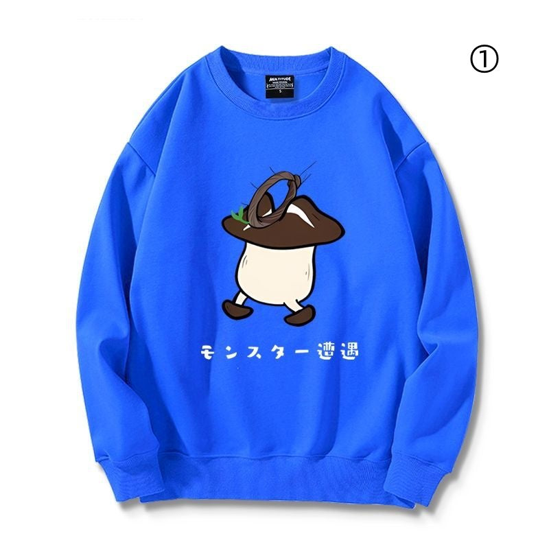 ダンジョウ飯Xきのこ キャラクター カジュアル スウェット-A2025