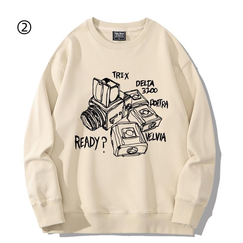 【裹起毛】合わせやすい 売れ切れ必至 カジュアル スウェット-A2068