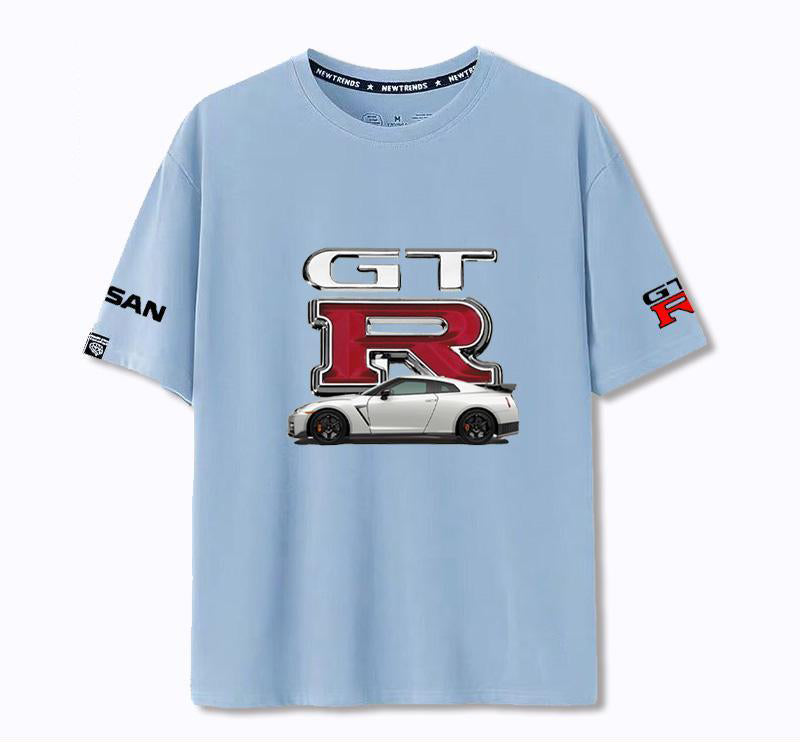 着回し力抜群 個性派 プリント 半袖Tシャツ 全6色-A899