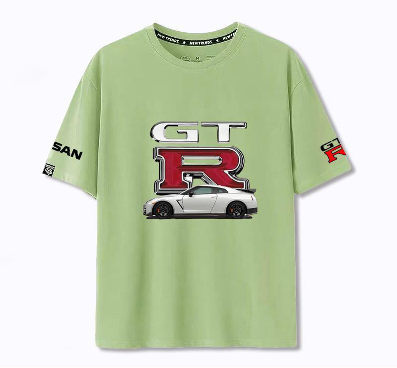 着回し力抜群 個性派 プリント 半袖Tシャツ 全6色-A899