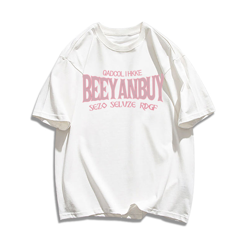 超人気 8色選べる アメカジ オーバーサイズ 半袖Tシャツ-A724