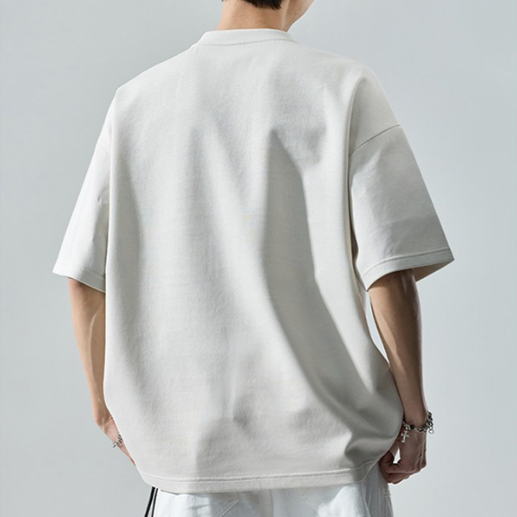肌触りよい 上質 シンプル 半袖 Tシャツ U-80037