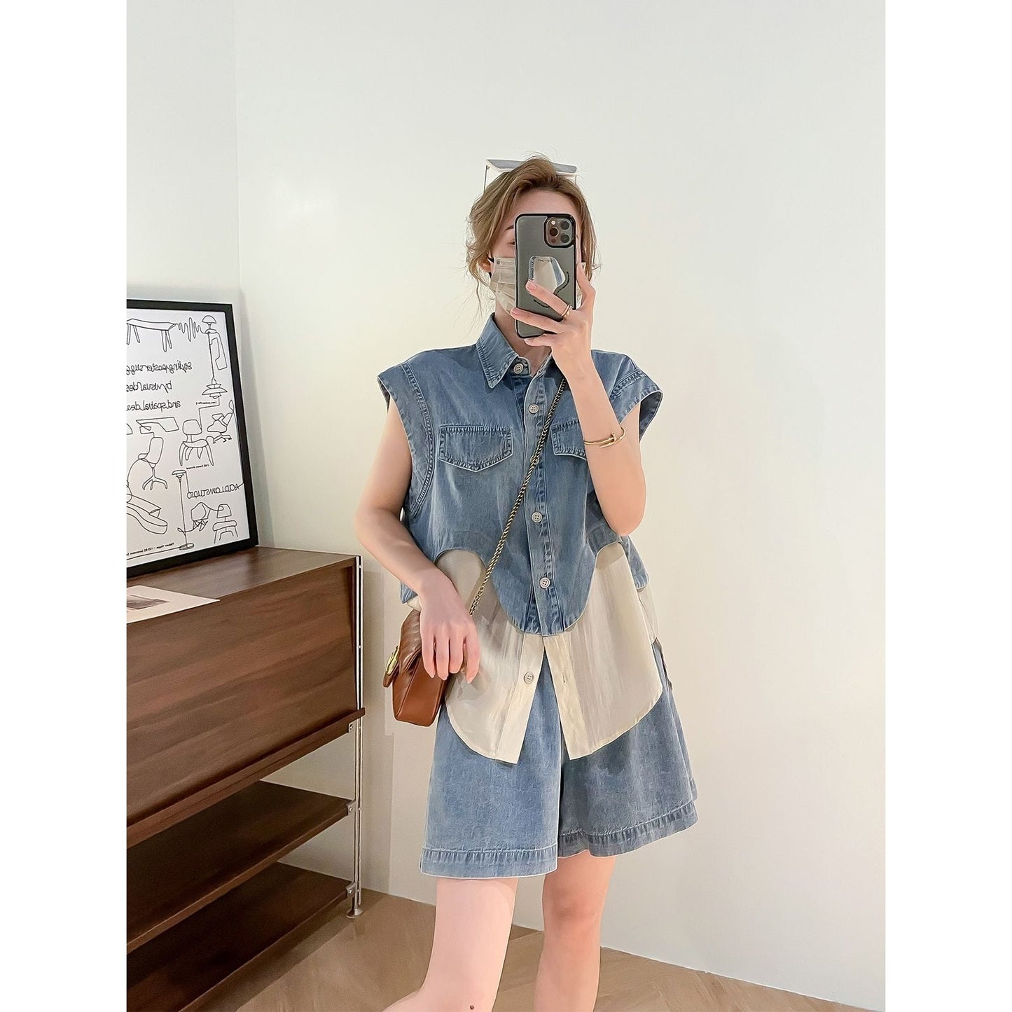 今季マストバイ ファッション 上品 半袖Tシャツⅹパンツセット <ins-6575>