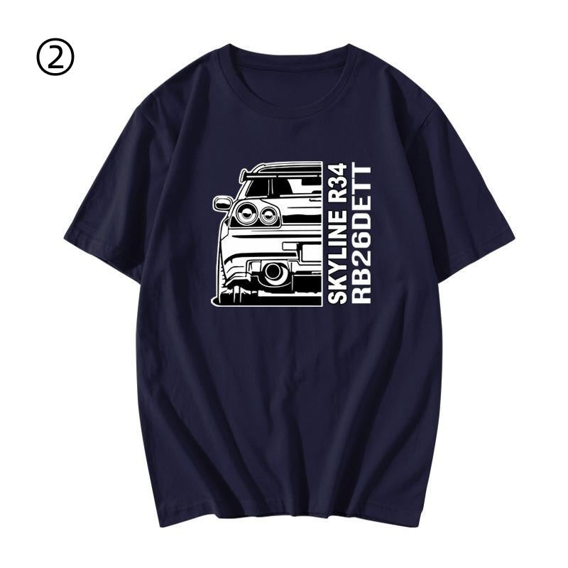 超人気 ファッション プリントロゴ 半袖 Tシャツ-A2426