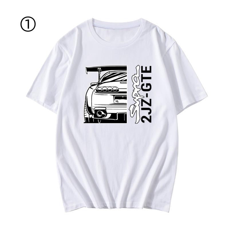 ファッション プリントロゴ 半袖 Tシャツ-A2403